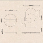 "TC6" Desk clock silicone mold