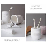 "B33" Bathroom set silicone mold