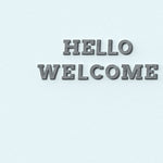 Alphabetic striped letter silicone mold