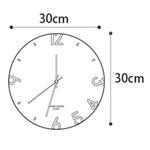 Amper wall clock silicone mold - madmolds -