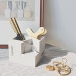 "Architecture" storage box silicone molds - madmolds -