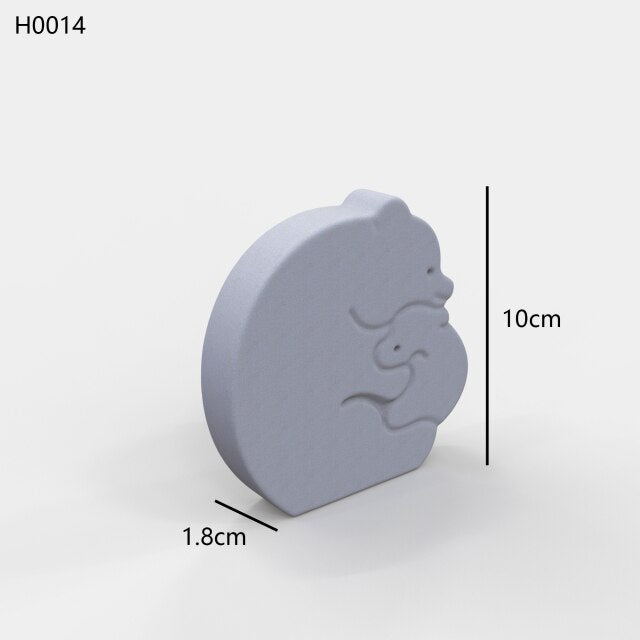 Bear shape coaster mold