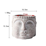 Buddha inspired flowerpot mold - madmolds -