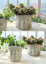 Buddha inspired flowerpot mold - madmolds -
