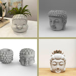 Buddha inspired flowerpot silicone molds - madmolds -