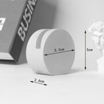 Button shaped business card holder mold - madmolds -