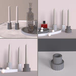 "C14" Candlestick molds - madmolds -