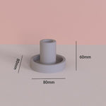 "C56" candle holder silicone mold - madmolds -