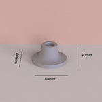 "C56" candle holder silicone mold - madmolds -