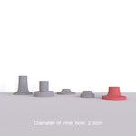 "C56" candle holder silicone mold - madmolds -