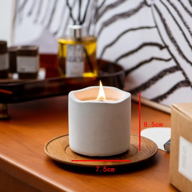 "CJ11" Candle jar silicone mold