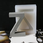 Capital letters silicone mold - madmolds -