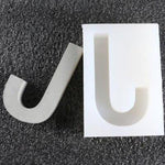 Capital letters silicone mold - madmolds -