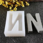Capital letters silicone mold - madmolds -