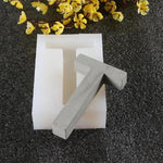 Capital letters silicone mold - madmolds -