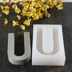 Capital letters silicone mold - madmolds -