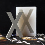 Capital letters silicone mold - madmolds -