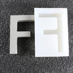 Capital letters silicone mold - madmolds -