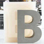 Capital letters silicone mold - madmolds -
