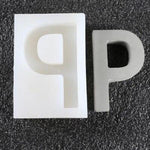 Capital letters silicone mold - madmolds -