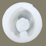 Cat inspired flowerpot silicone mold