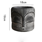 "Chico" flowerpot silicone mold - madmolds -