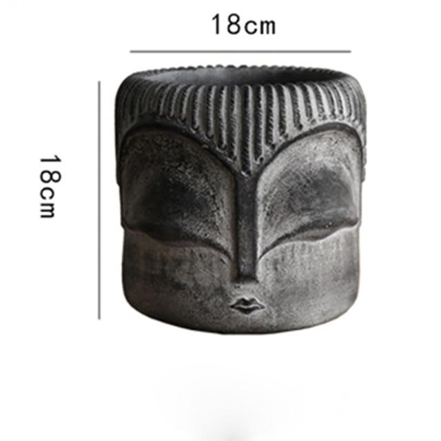 "Chico" flowerpot silicone mold - madmolds -