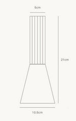 "Cinder" vase silicone mold - madmolds -