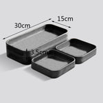 Cink square concrete tray silicone mold - madmolds -