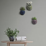 "Clup" wall hanging planter silicone mold - madmolds -