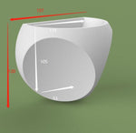 "Clup" wall hanging planter silicone mold - madmolds -