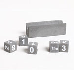 Concrete calendar silicone molds full set - madmolds - silicone mold