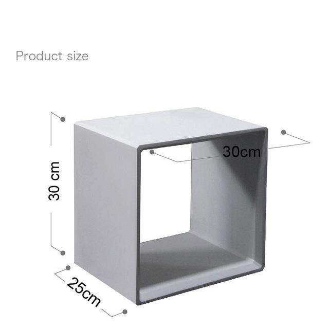 Concrete square bookshelf silicone mold - madmolds -