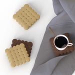 "Cookie" cup coaster silicone mold