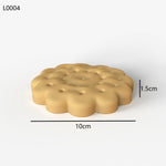 "Cookie" cup coaster silicone mold