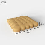 "Cookie" cup coaster silicone mold