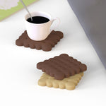 "Cookie" cup coaster silicone mold