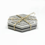 Core design coaster silicone mold - madmolds -