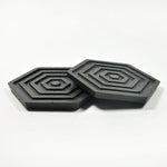Core design coaster silicone mold - madmolds -