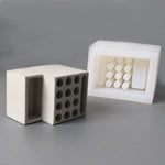 Dotted pen holder silicone mold - madmolds -