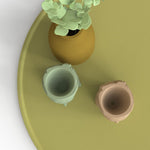 "FP67" Concrete candle jar silicone mold