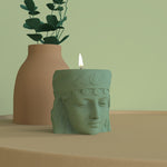 "FP67" Concrete candle jar silicone mold