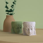 "FP67" Concrete candle jar silicone mold