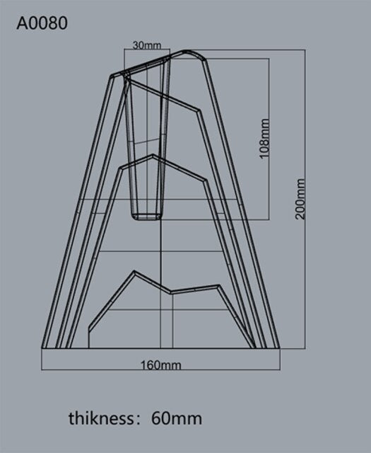 "FV004" Vase silicone mold