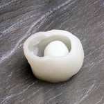 Geometric Skull Flowerpot Mold