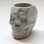 Geometric Skull Flowerpot Mold - madmolds - Geometric Skull Flowerpot
