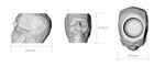 Geometric Skull Flowerpot Mold - madmolds - Geometric Skull Flowerpot