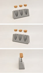 Glass tube holder silicone mold - madmolds -