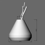 "Glove" vassel silicone mold - madmolds -