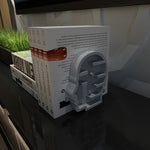 Headshelf jewelery display silicone mold - madmolds -